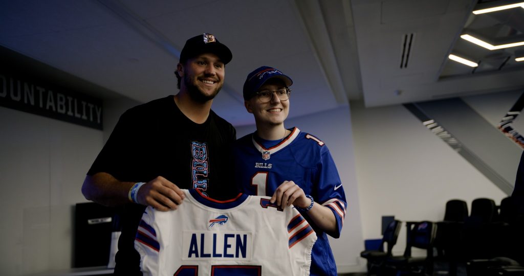 caleb with buffalo bills