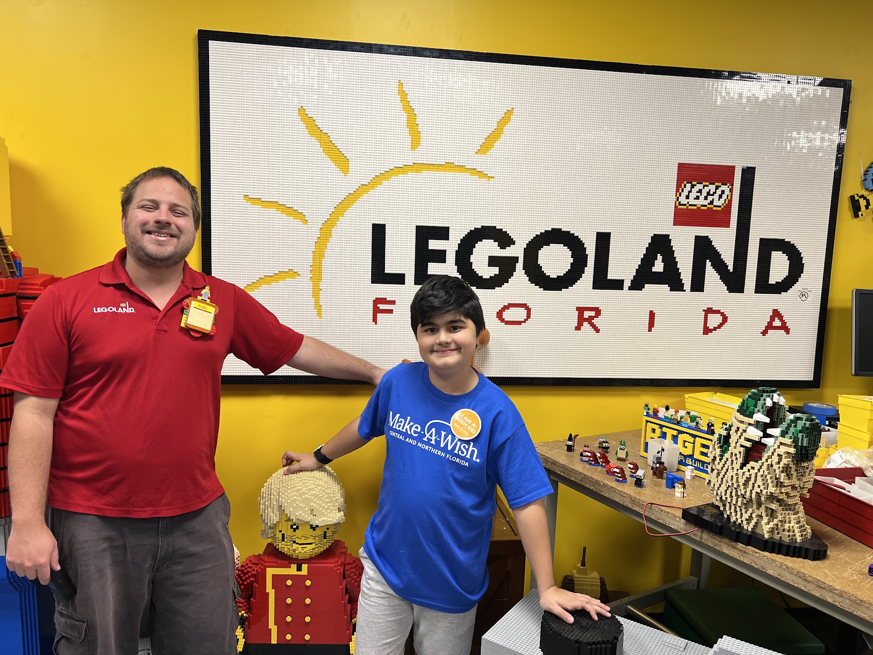 Wish kid Semih at Legoland