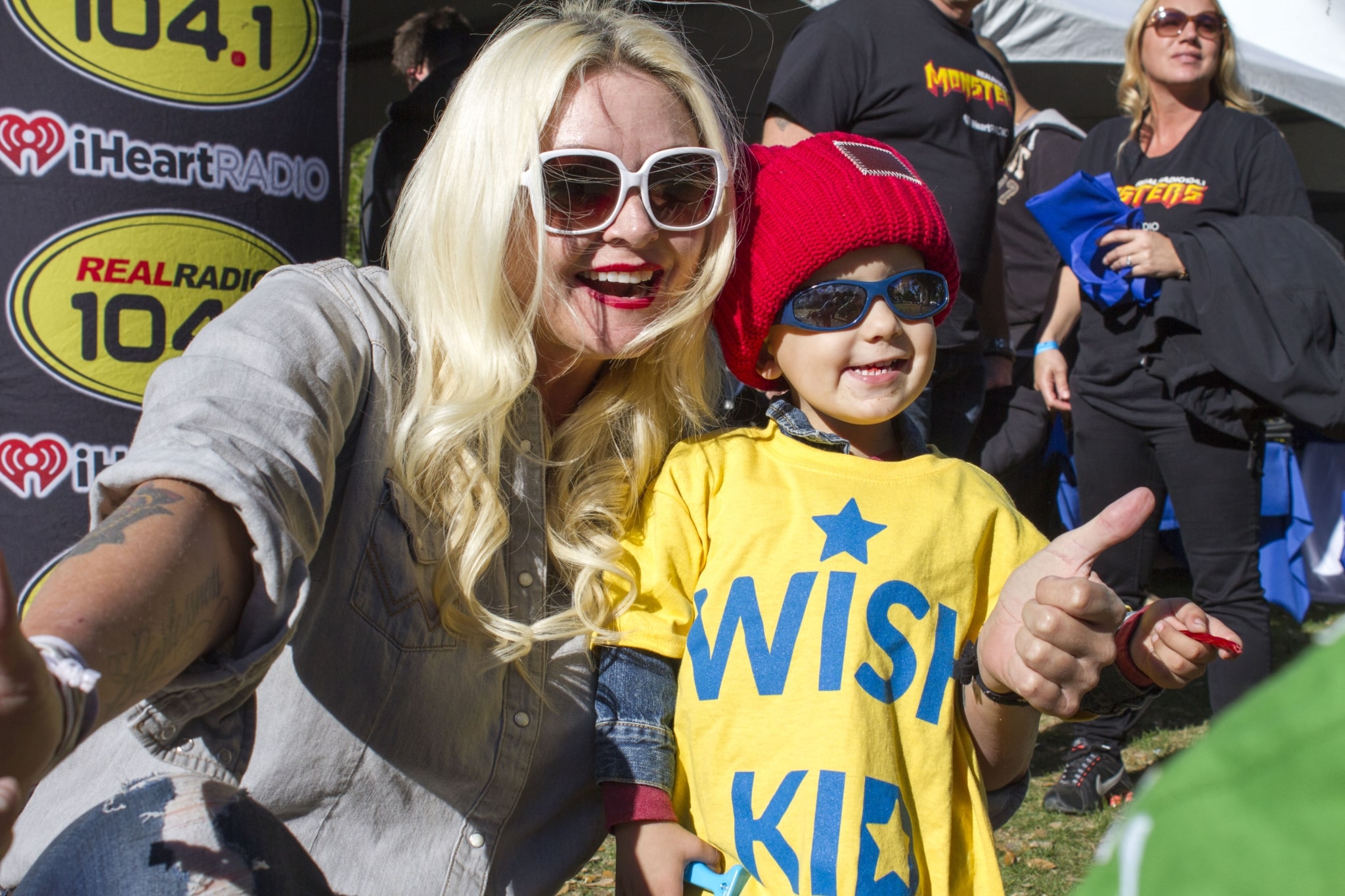 Wish kid at Orlando's Walk For Wishes