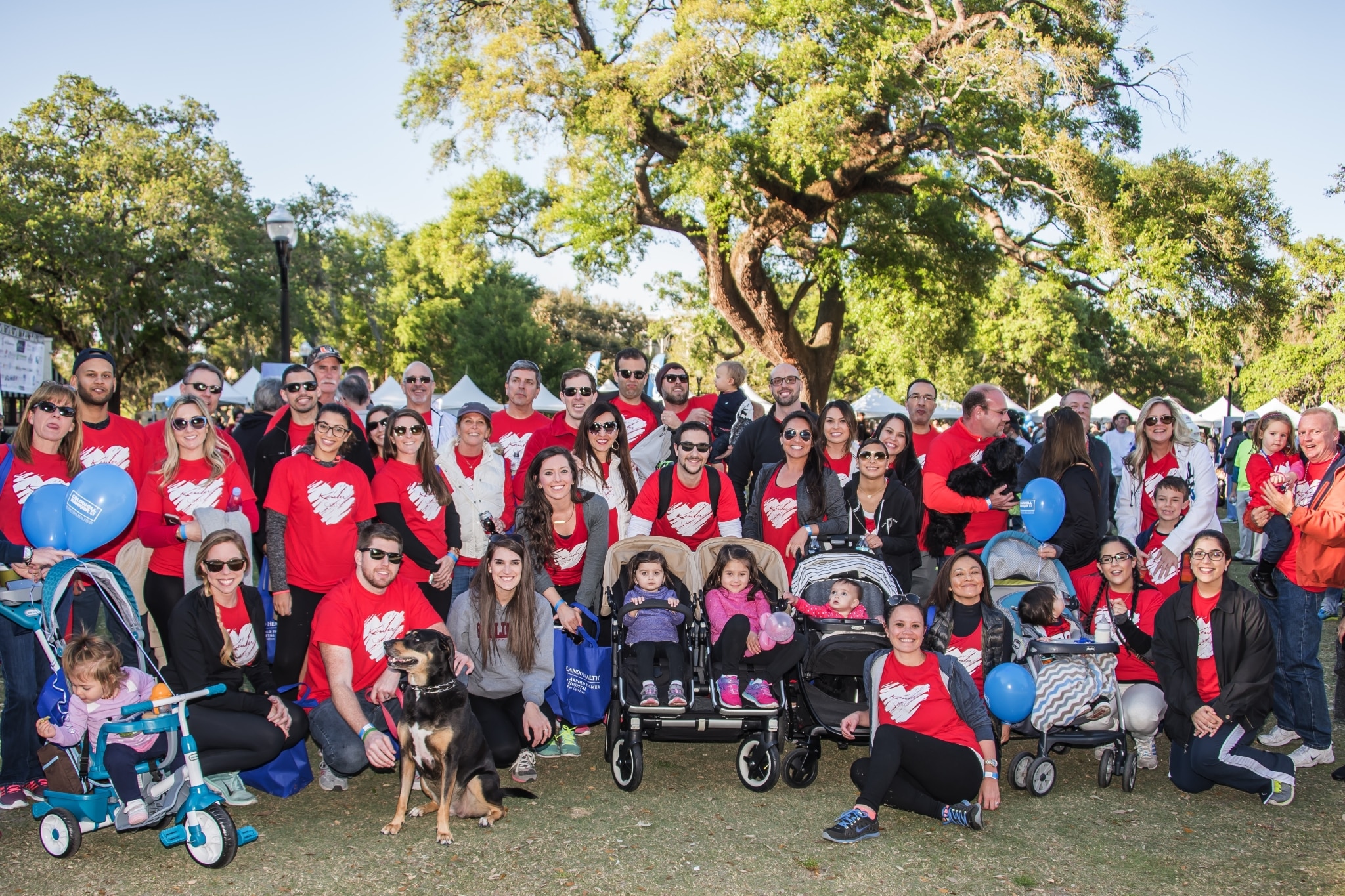 Team photo at Orlando's Walk For Wishes