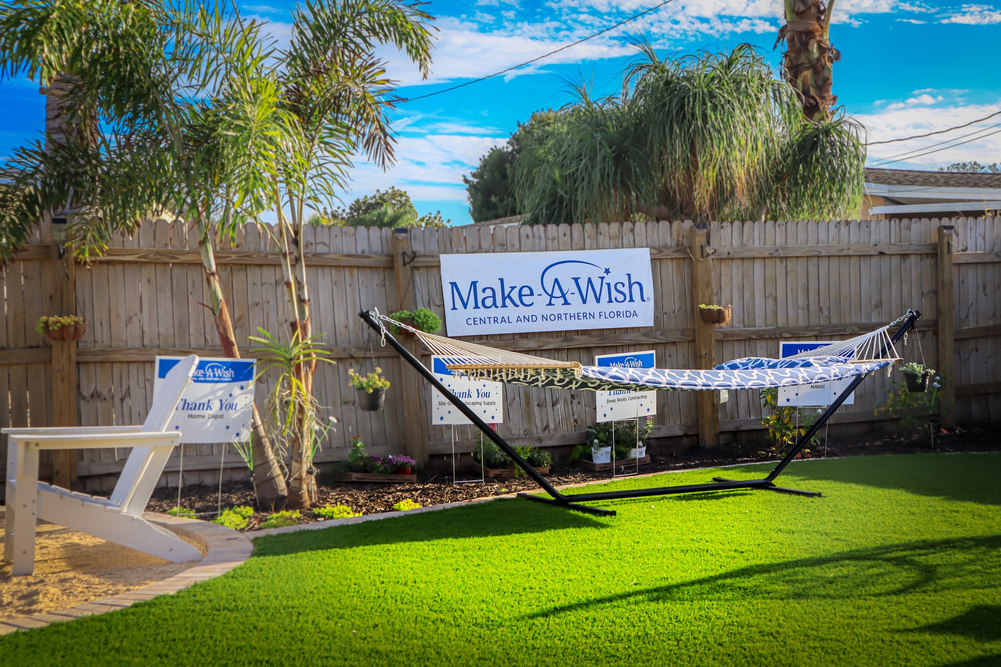 Emersyn's backyard oasis wish
