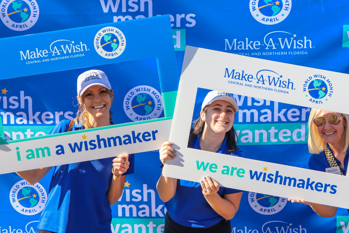 Two women posing for picture at Orlando Walk For Wishes