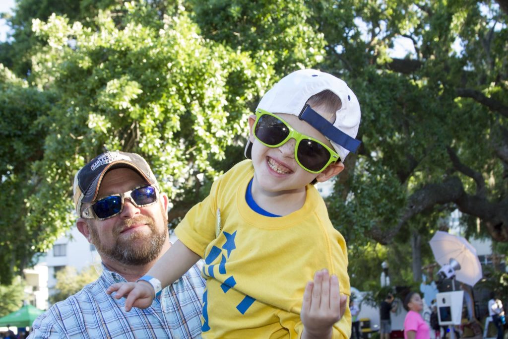 Young child at Orlando Walk For Wishes