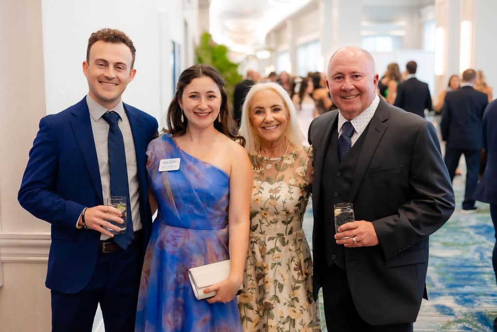 Guests in formal dress at the Wishmaker's Ball