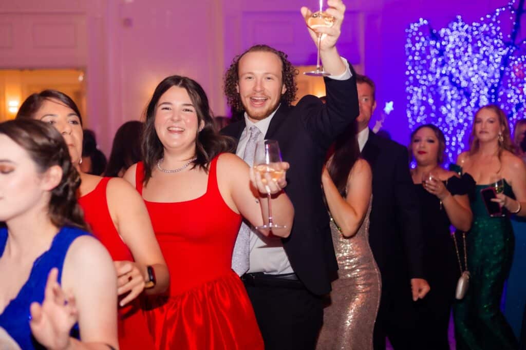 wishmakers ball attendees celebrating